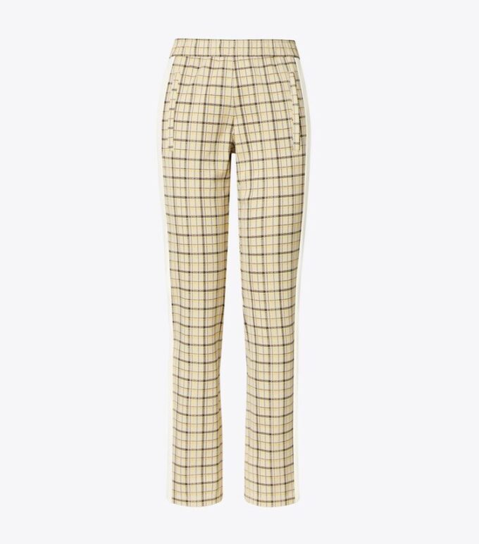 Pantaloni da tuta in maglia doppia tinta in filo Pantaloni da tuta in maglia doppia tinta in filo