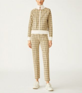 Pantaloni da tuta in maglia doppia tinta in filo Pantaloni da tuta in maglia doppia tinta in filo