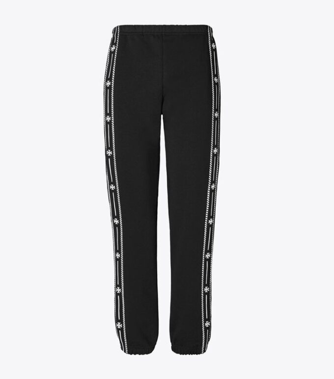 Pantaloni della tuta in French Terry ricamati Pantaloni della tuta in French Terry ricamati