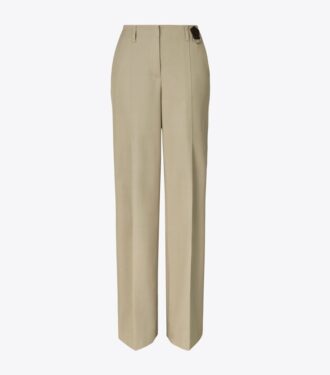 Pantaloni in cotone effetto consumato