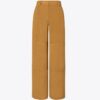 Pantaloni in pelle scamosciata dalla vestibilità comoda Pantaloni in pelle scamosciata dalla vestibilità comoda