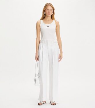 Pantaloni in twill di cotone