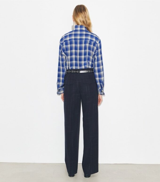 Pantaloni larghi in lana Pantaloni larghi in lana