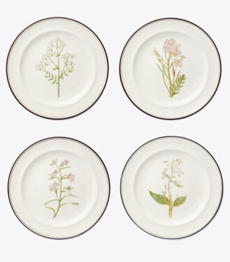 Piatti da insalata con fiori di lillà, set da 4 Piatti da insalata con fiori di lillà, set da 4
