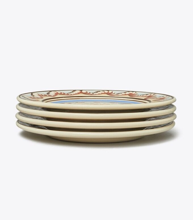 Piatti da insalata Mochaware, set da 4 Piatti da insalata Mochaware, set da 4
