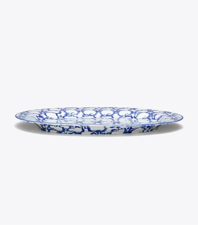 Piatto da portata ovale Spongeware Piatto da portata ovale Spongeware