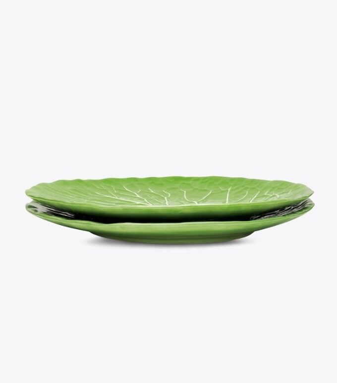 Piatto piano Lettuce Ware, set da 2