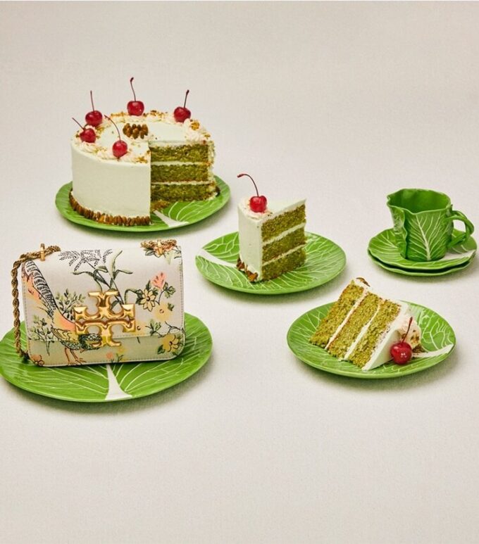 Piatto piano Lettuce Ware, set da 2