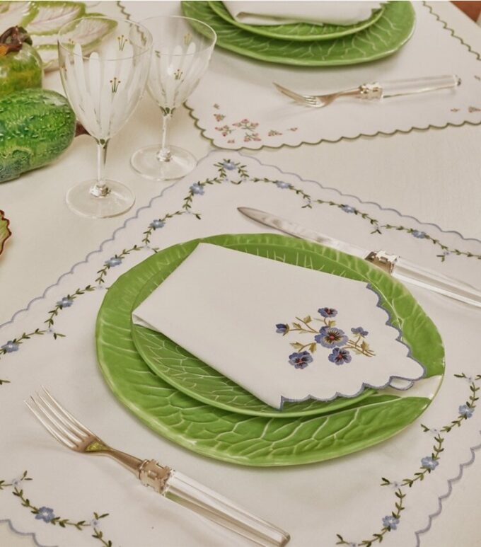 Piatto piano Lettuce Ware, set da 2