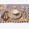 Piatto piano Mochaware, set da 2