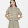 Polo con mezza zip tinta in filo