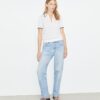 Polo con zip in cotone pointelle T Monogram