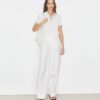 Polo in cotone con logo in pizzo Polo in cotone con logo in pizzo