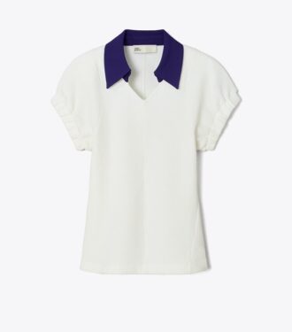 Polo in cotone e seta Polo in cotone e seta