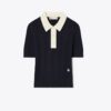 Polo in cotone pointelle Polo in cotone pointelle