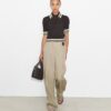 Polo in cotone pointelle Polo in cotone pointelle