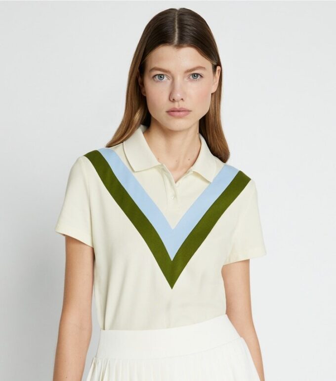 Polo piqué Chevron ad alte prestazioni Polo piqué Chevron ad alte prestazioni