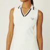 Polo senza maniche a costine Racquet Polo senza maniche a costine Racquet