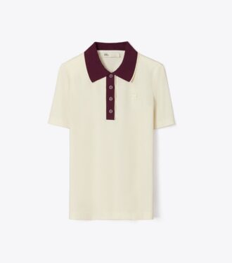 Polo vintage in cotone con colletto