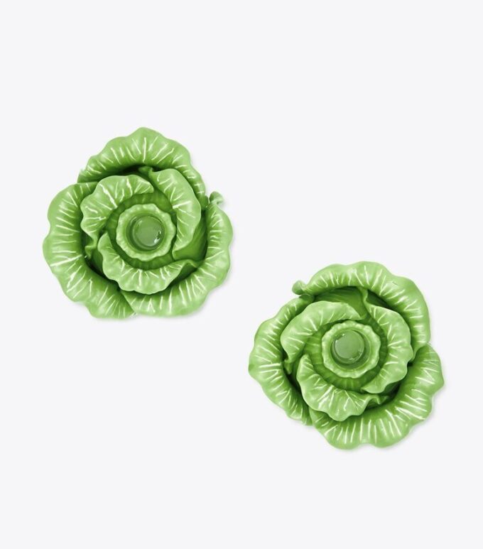 Portacandele Lettuce Ware, set di 2 Portacandele Lettuce Ware, set di 2