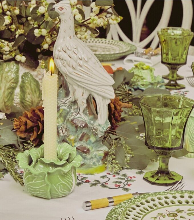 Portacandele Lettuce Ware, set di 2 Portacandele Lettuce Ware, set di 2