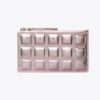 Portacarte con cerniera Fleming Metallic Square Quilt Portacarte con cerniera Fleming Metallic Square Quilt