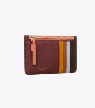 Portacarte con chiusura superiore a zip Perry Color-Block