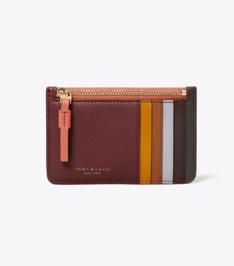 Portacarte con chiusura superiore a zip Perry Color-Block