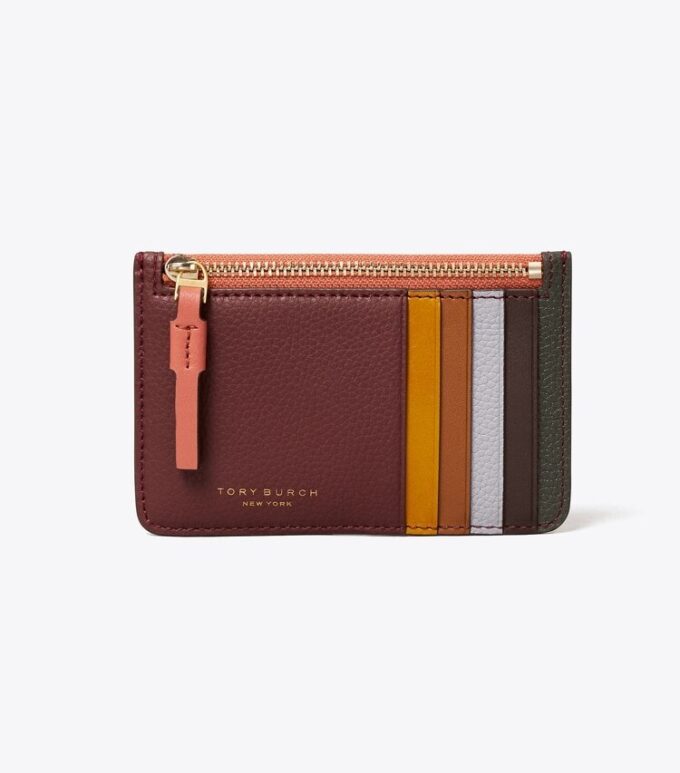 Portacarte con chiusura superiore a zip Perry Color-Block Portacarte con chiusura superiore a zip Perry Color-Block