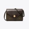 Portacarte con cordino in tela rivestita con T Monogram Portacarte con cordino in tela rivestita con T Monogram