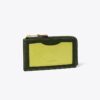 Portacarte con zip color block