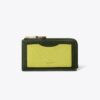 Portacarte con zip color block