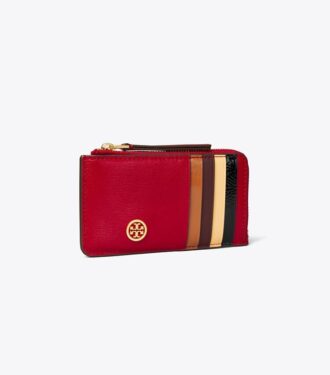 Portacarte con zip superiore Robinson Colorblock