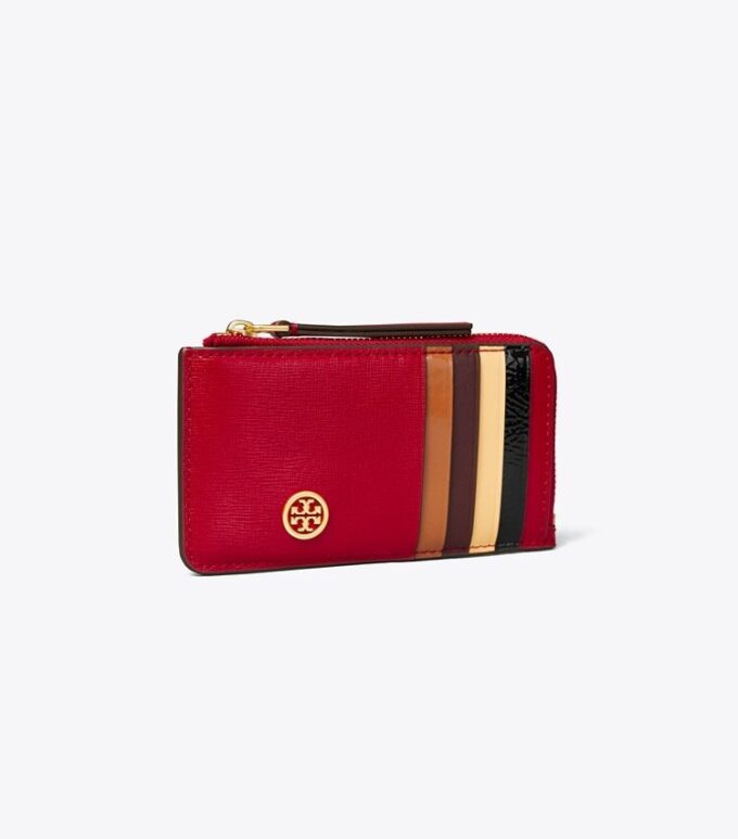 Portacarte con zip superiore Robinson Colorblock Portacarte con zip superiore Robinson Colorblock