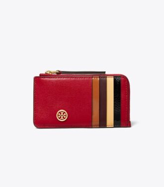 Portacarte con zip superiore Robinson Colorblock
