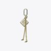 Portachiavi con logo T Monogram