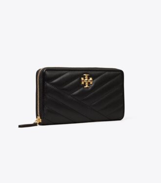Portafoglio continentale con zip Kira Chevron