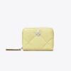 Portafoglio piccolo Kira Diamond Quilt Clover con chiusura a zip