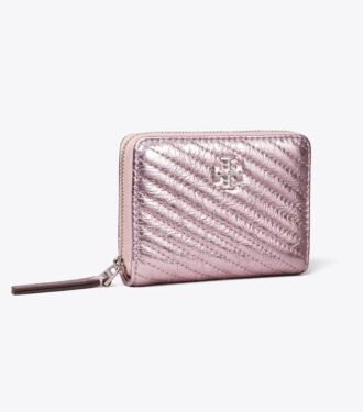 Portafoglio piccolo Kira Moto Quilt con zip metallica