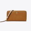 Portafoglio Robinson Zip Continental in pelle martellata