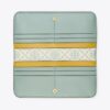 Portafoglio slim con zip in rilievo a contrasto con T Monogram