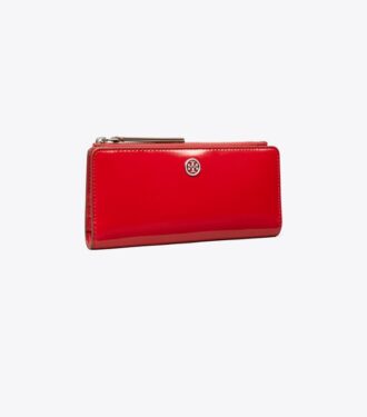 Portafoglio sottile con zip Robinson Spazzolato