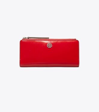 Portafoglio sottile con zip Robinson Spazzolato
