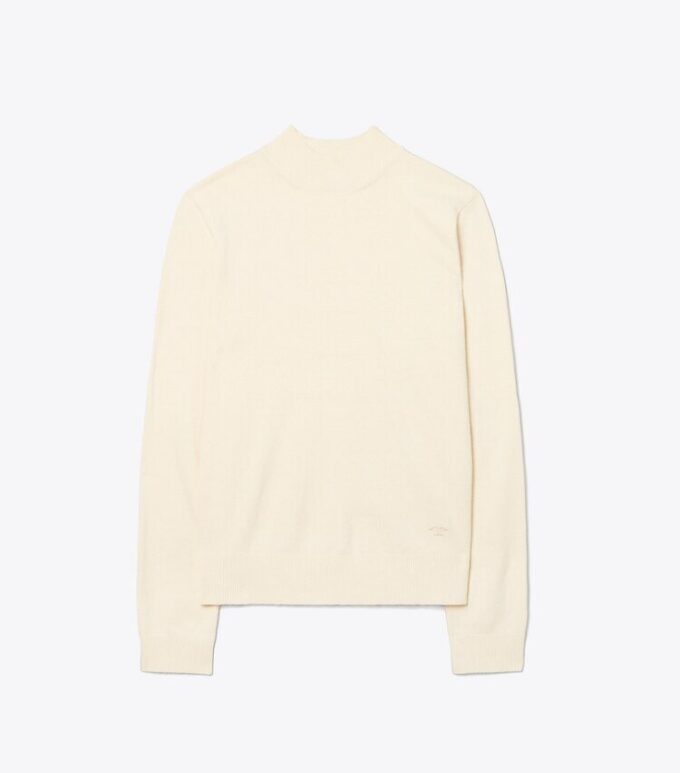 Pullover con collo alto