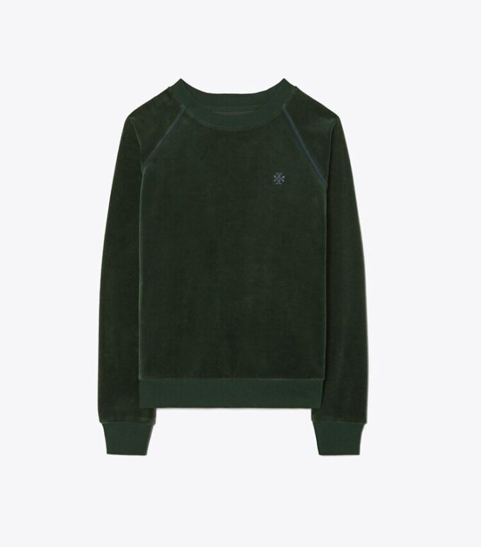 Pullover in velluto