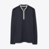 Pullover tecnico con mezza zip
