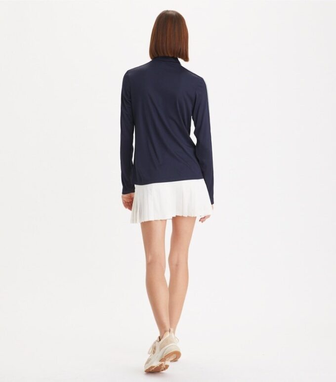Pullover tecnico con mezza zip Pullover tecnico con mezza zip