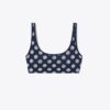 Reggiseno a scollo rotondo con compressione e monogramma T Monogram Reggiseno a scollo rotondo con compressione e monogramma T Monogram