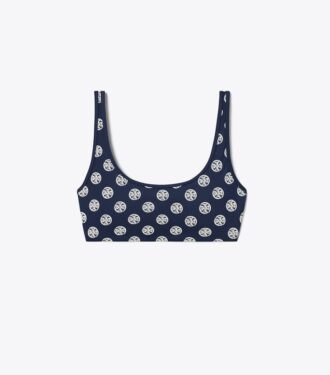 Reggiseno a scollo rotondo con compressione e monogramma T Monogram Reggiseno a scollo rotondo con compressione e monogramma T Monogram
