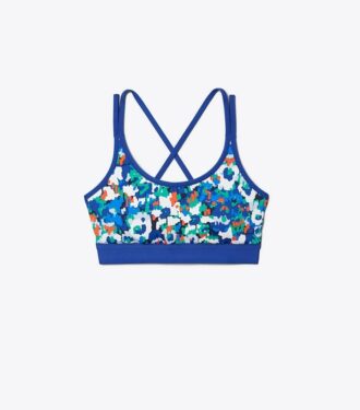 Reggiseno con incrocio sulla schiena stampato